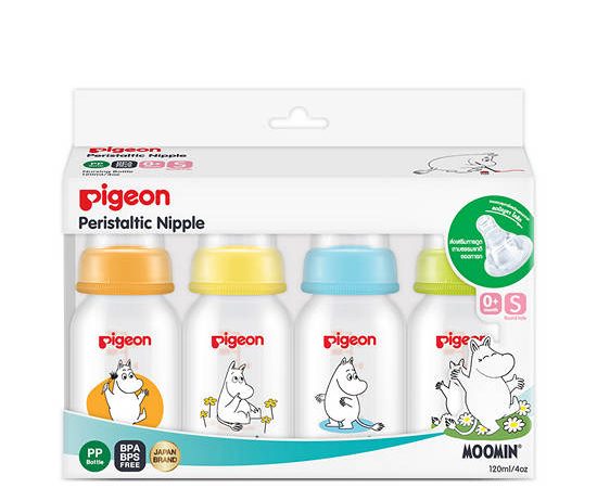 PIGEON ขวดRPPมูมิน 4 ออนซ์ มินิ Sแพค4