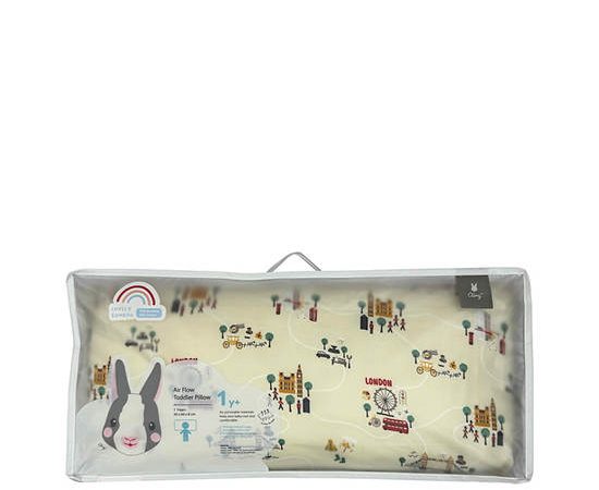 Airy Bedding Infant Pillow for 1 year LB London Pattern Multi-Color
