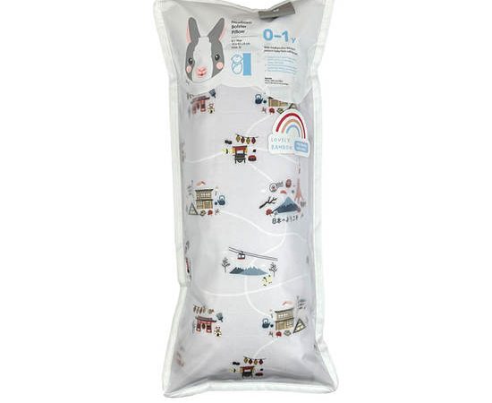 Airy Bedding Infant Pillow LB Tokyo Pattern Size S Multi-Color