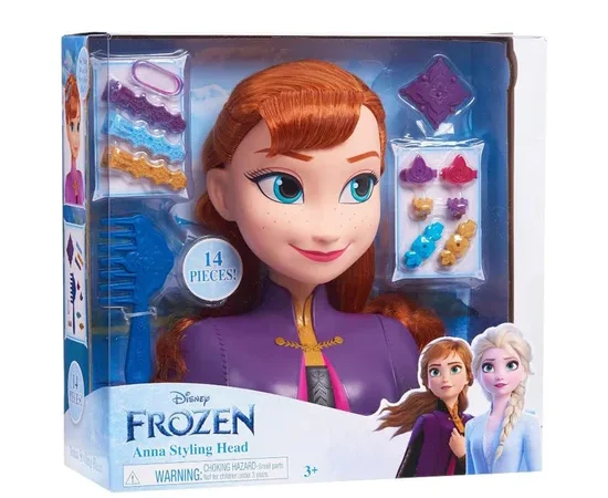 DISNEY Toys Disney Frozen Basic Anna Styling Head Multi-Color