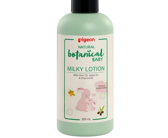 PIGEON Botanical Milky Lotion Light Green 500 mL