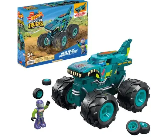 HOTWHEELS Mega Wrex Monster Truck HDJ95 Blue