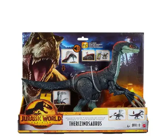 MATTEL Jurassic World Sound Slashin' Slasher Dino GWD65 Black