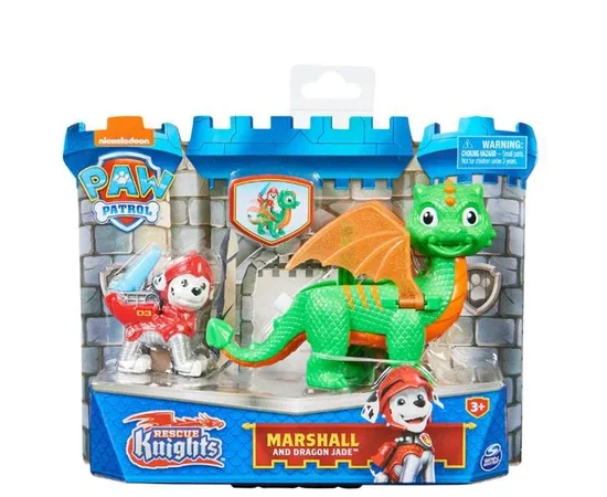 PAW PATROL Rescue Knight Hero Pups-Marshall Collection SM12017706RKMA Multi Size 24 x 6 x 19 CM