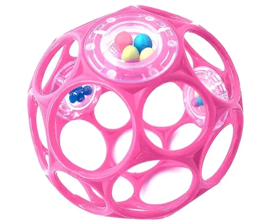 BRIGHT STARTS Oball Rattle FGRN12030 Pink