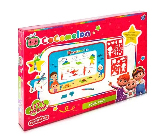 COCOMELON Aqua Mat With StencilsSC120CO4450010 Multi-Color