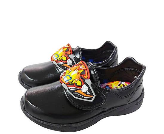 POPTEEN Boy Toddler Kindergarten Shoes 222 Black