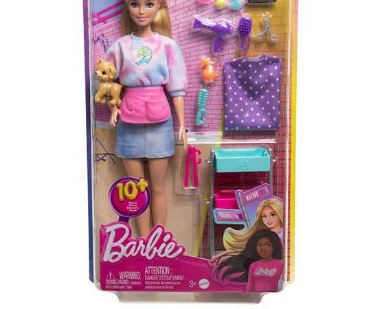 BARBIE Dolls Barbie Malibu on Set Stylist and Playset