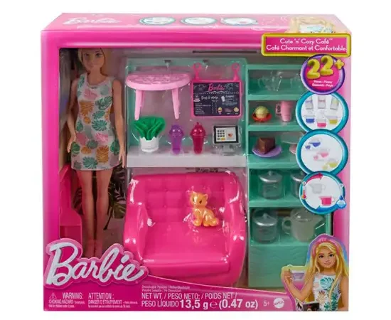 BARBIE Wellness Time For Tea Playset with Doll