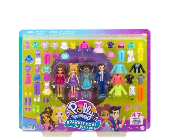 BARBIE Polly Pocket Sparkle Cove Adventure Dolls HKW10 Multi-Color