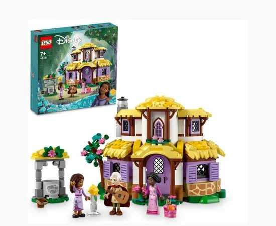 LEGO Disney Princess Asha’S Cottage 43231 Building Toy Set (509 Pieces)
