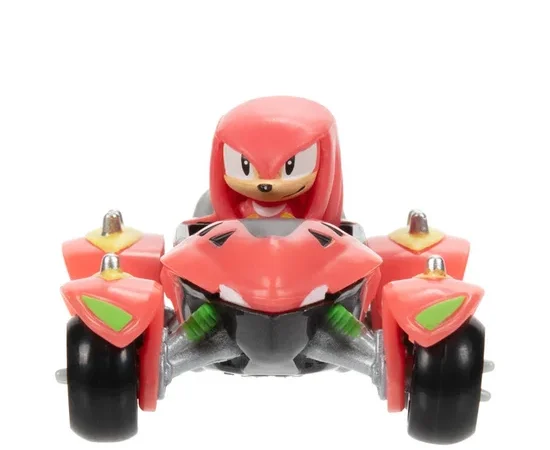 SONIC THE HEDGEHOG Diecast Vehicle Knuckles 1:64 Red