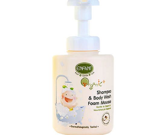 ENFANT ENFANT ORGANIC PLUS SHAMPOO&BODY WASH FOAM MOUSSE