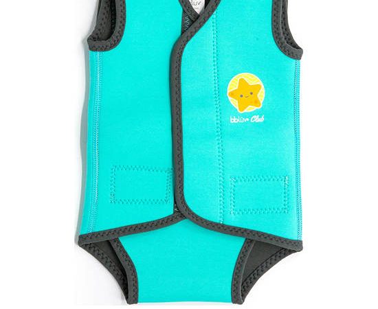 BBLUV Wräp - Neoprene Baby Wetsuit (0-6 months) Aqua