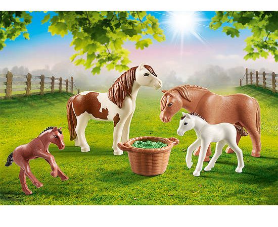 PLAYMOBIL Pony Farm Ponies with Foals