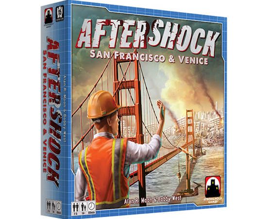 DICE CUP BOARD GAME Aftershock: San Francisco and Venice