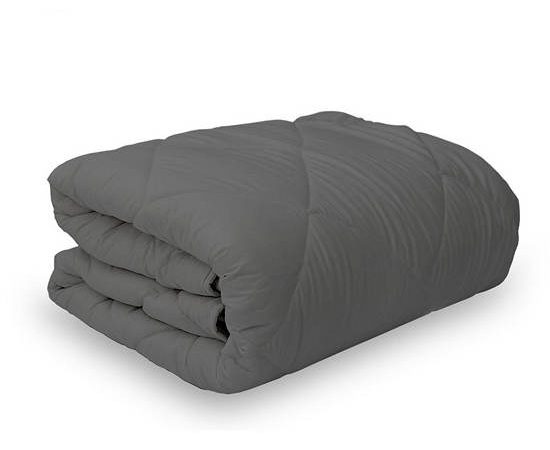 SIAMLATEX Blanket Size 5 Feet Solid Color Glada Model Dark Gray