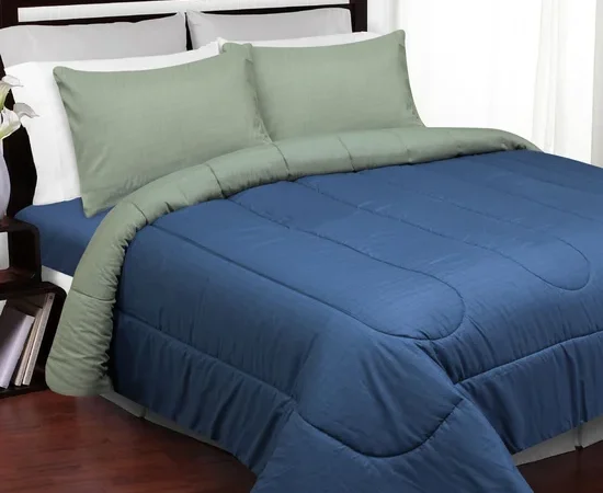 SLUMBERLAND DUVETS 1 PIECES BLUE/GREEN STAMFORD 5' / 6'