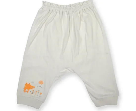 AUKA Gray ,Infant Long Pants ,Alligator
