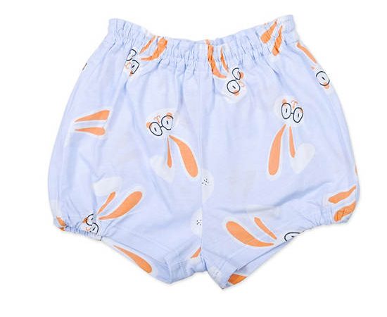 AUKA Infant shorts,Boy,Big Rabbit,Blue .