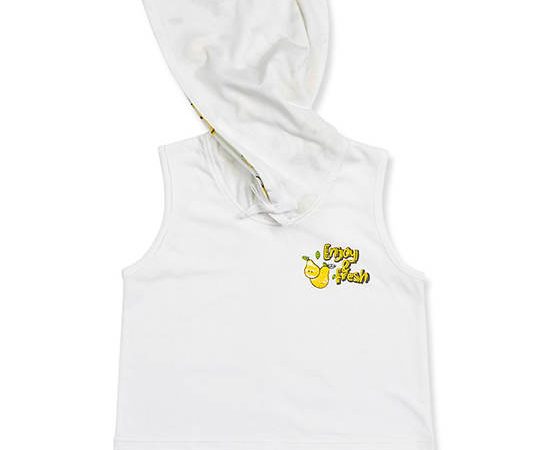 AUKA White,Children's short-sleeved shirt,Girl,Enjoy Fresh. 70