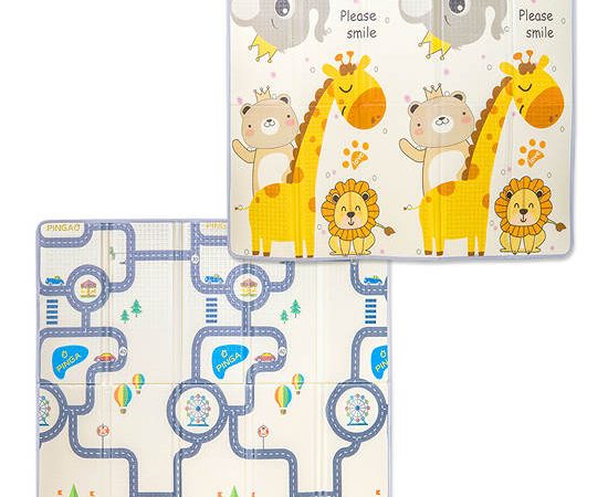 gadeaux kids Crawling Mat PM-014 MODEL: Giraffe and friends 6 ft.