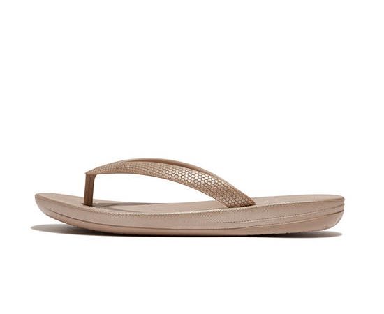 FitFlop™ UNISEX'S IQUSHION JUNIOR SHIMMER ERGO GI6-323 PINK