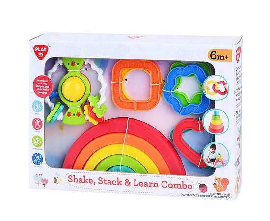 PLAYGO SHAKE, STACK & LEARN COMBO