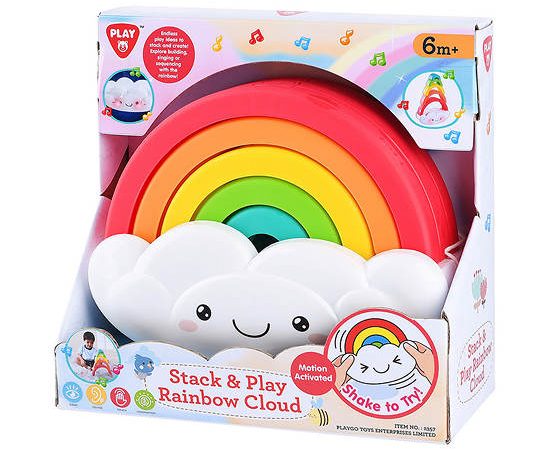 PLAYGO STACK & PLAY RAINBOW CLOUD