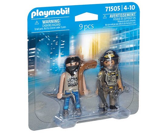 PLAYMOBIL DUO PACK TACTICAL POLICE WITH THIEF