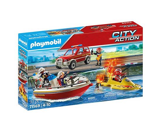 PLAYMOBIL EXCLUSIVE FIRE BRIGADE MISSION ON THE WATER