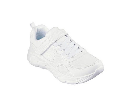 SKECHERS Girls Dynamic Dash Shoes -  WHITE