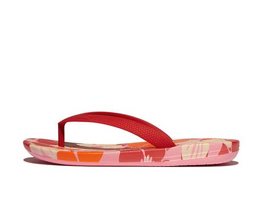 FitFlop™ UNISEX'S iQUSHION JUNIOR FLOWERZ F/F MULTI COLOR