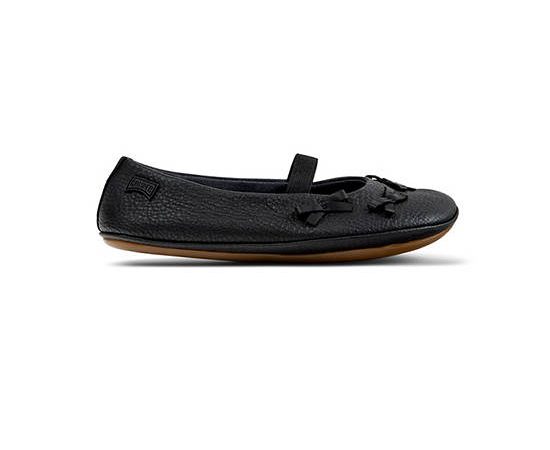 CAMPER Kids Ballerina Shoes TWS Black