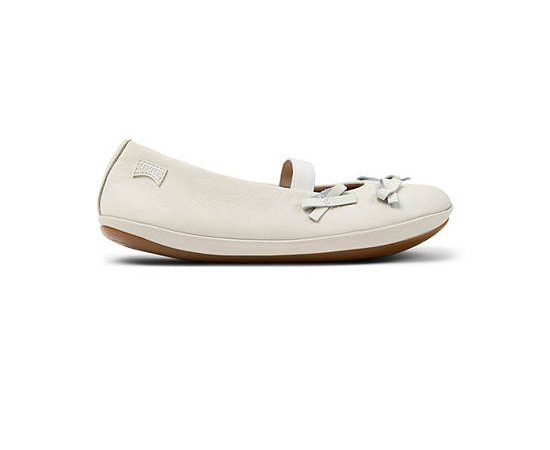 CAMPER Kids Ballerina Shoes TWS White