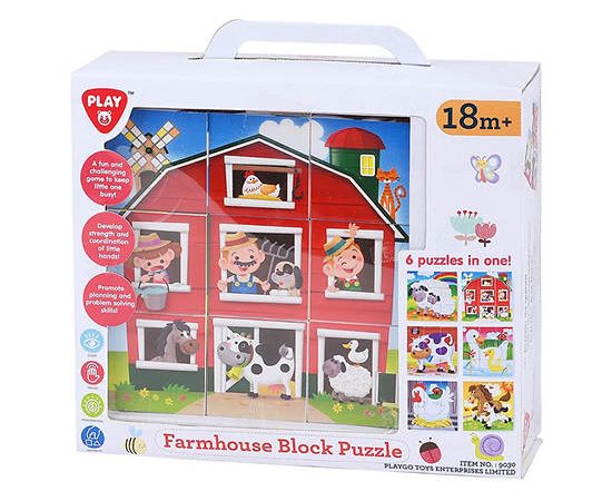 PLAYGO FARMHOUSE BLOCK PUZZLE