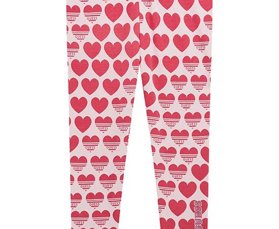 GUESS Kids Girl Reversible leggings 3-6 yrs - Pink
