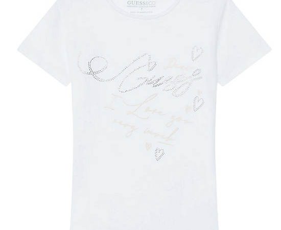 GUESS Kids Girl Blouse For Girls Tee 7-14 yrs - White