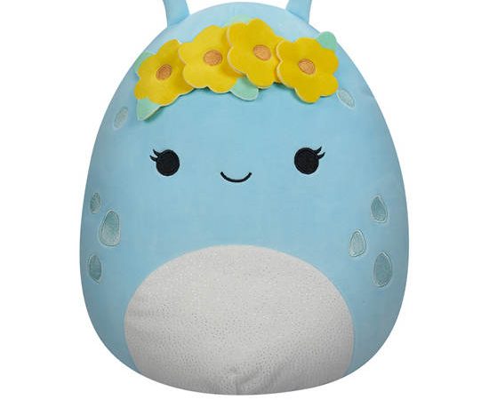 SQUISHMALLOWS Stuffed Toy Natnat L7 12 Inch Light Blue
