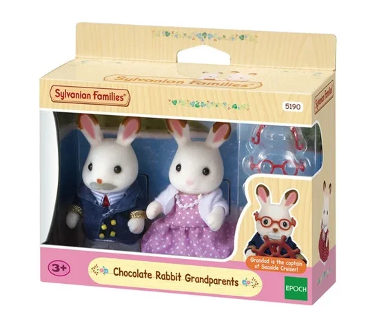 SYLVANIAN FAMILIES Chocolate Rabbit Grandparents 051900 Multi-Color