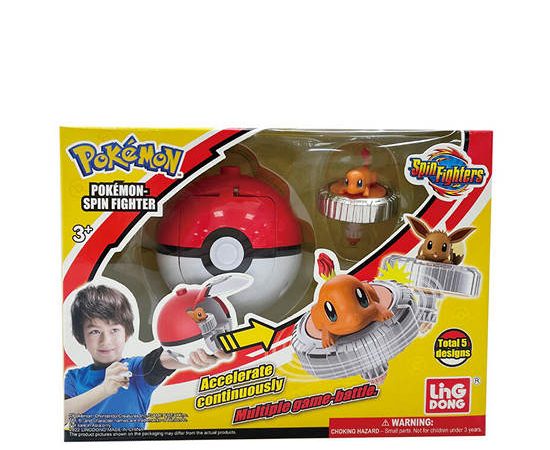 POKEMON TOP TOY CHARMANDER SPIN FIGHTER ORANGE