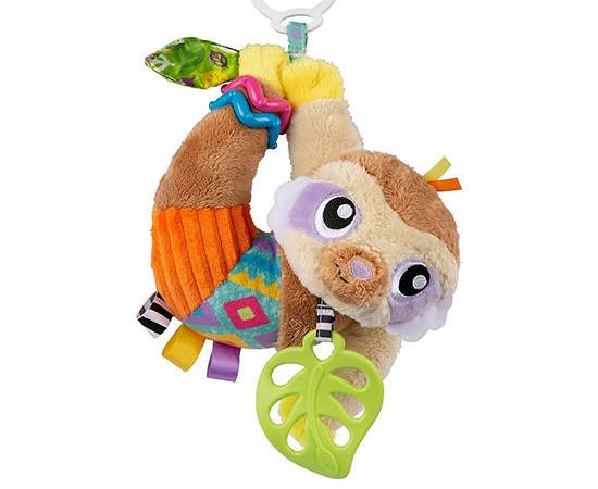 PLAYGRO Plush Sensory Friend Salo Sloth Multi-Color
