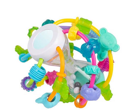PLAYGRO Rattle Play and Learn Ball Multi-Color