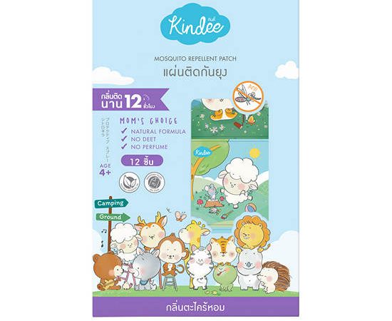KINDEE Mosquito Repellent Patch 12 Pcs Light Blue
