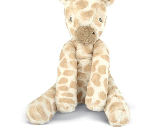 MAMAS & PAPAS Soft Toy Welcome To The World Small Beanie Toy Giraffe Brown