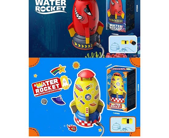WISHER TOY Toy Water Pressure Rocket (Random Color)
