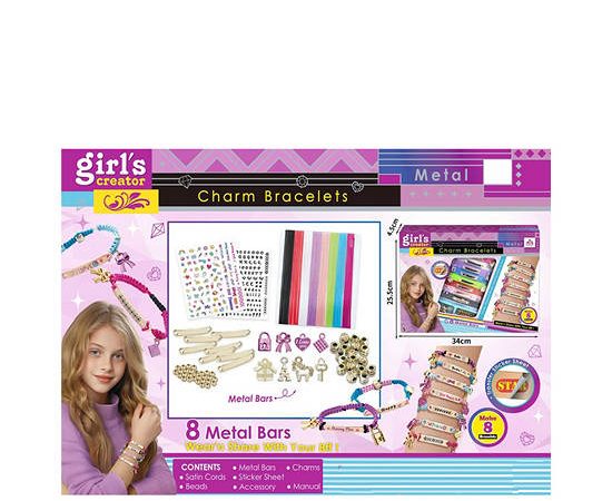 WISHER TOY Toy Set Creative DIY Beaded Bracelet Multi-Color