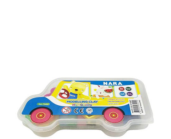 NARA Toy Modelling Clay 120 g NA-PX-120-10+8SMT Multi-Color