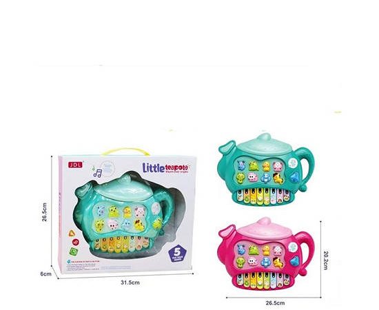 WISHER TOY Toy Organ Cute Teapot Multi-Color