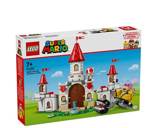 LEGO Block Toy Battle with Roy at Peach's Castle 71435 Multi-Color